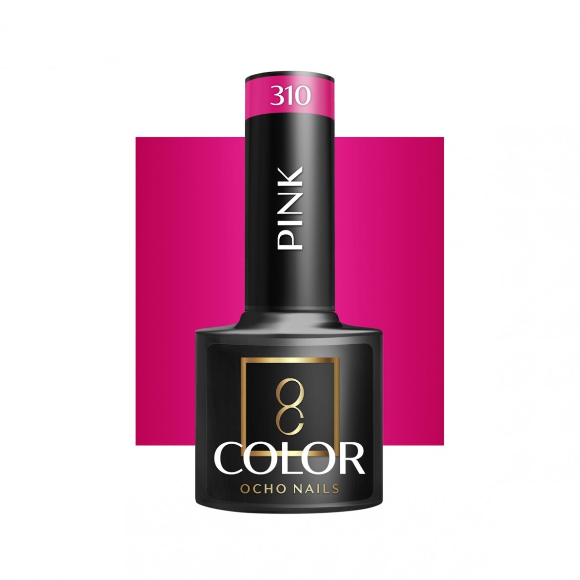 OCHO NAILS ilgalaikis hibridinis nagų lakas manikiūrui PINK 310, 5 g. OCHO NAILS ilgalaikis hibridinis nagų lakas manikiūrui PINK 310, 5 g.