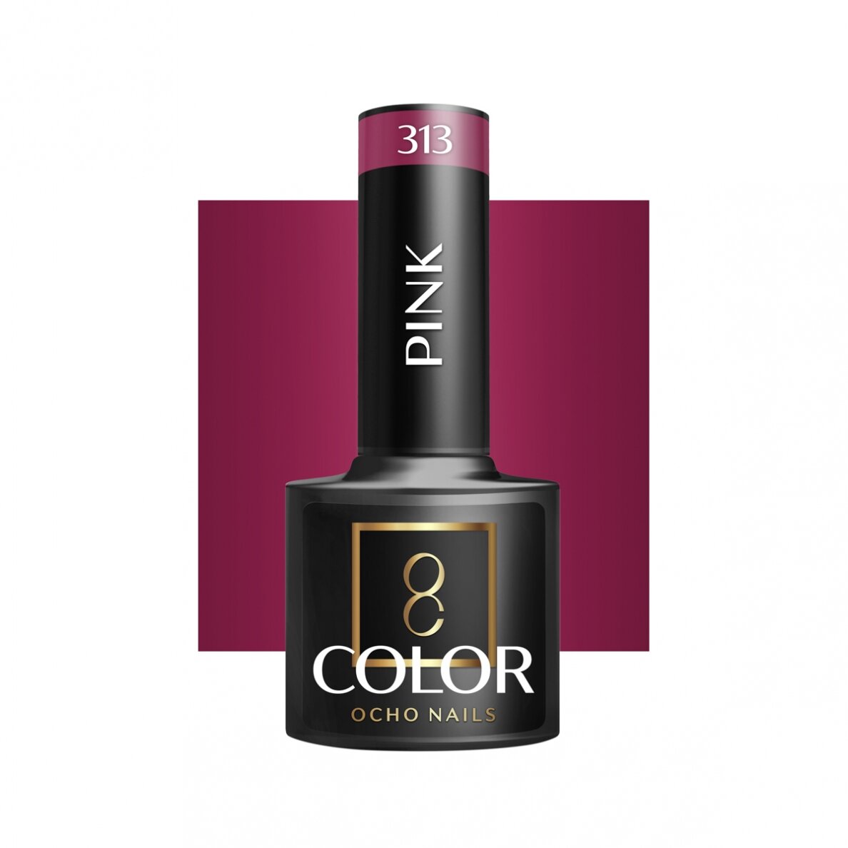 OCHO NAILS ilgalaikis hibridinis nagų lakas manikiūrui PINK 313, 5 g. OCHO NAILS ilgalaikis hibridinis nagų lakas manikiūrui PINK 313, 5 g.