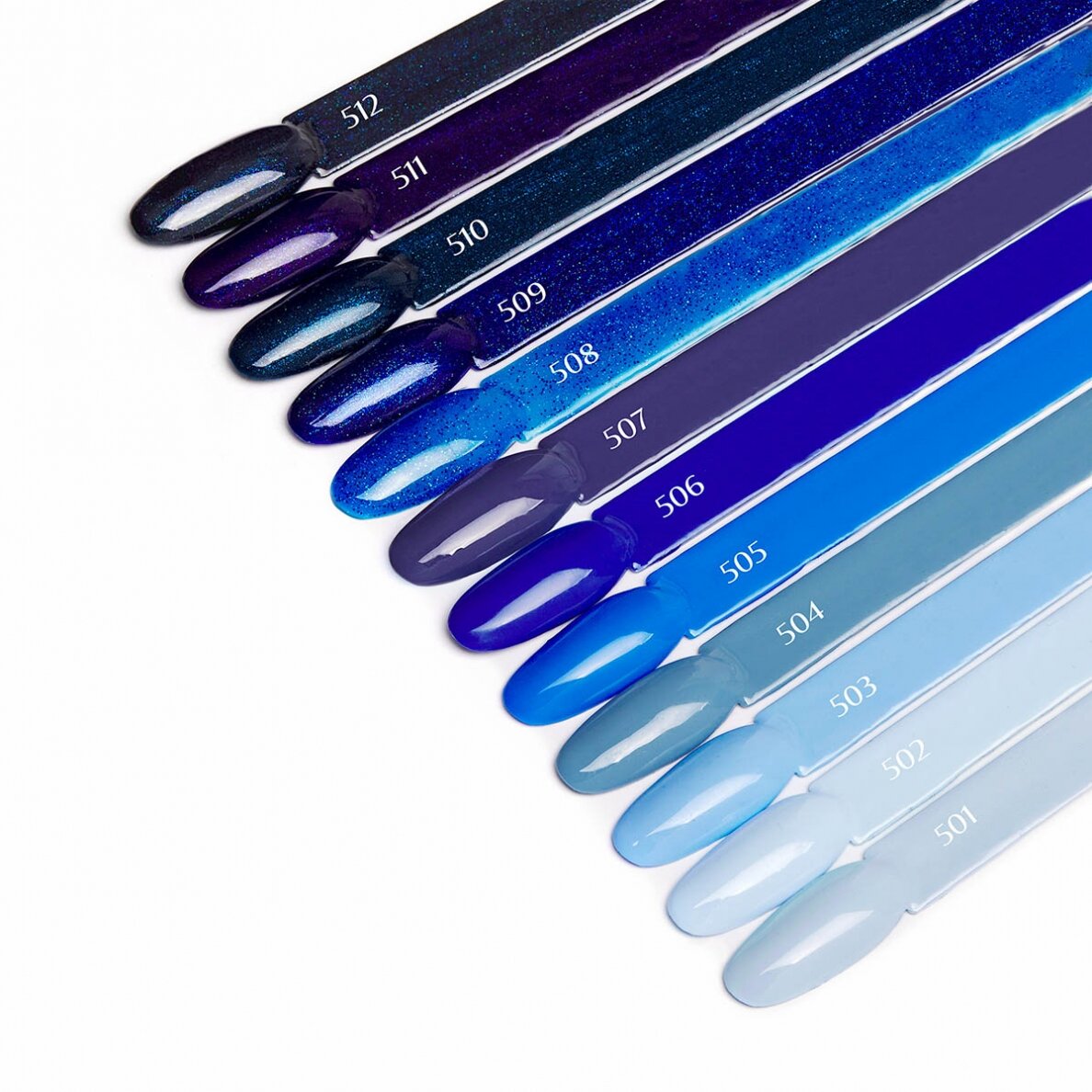OCHO NAILS ilgalaikis hibridinis nagų lakas manikiūrui BLUE 501, 5 g. 3 OCHO NAILS ilgalaikis hibridinis nagų lakas manikiūrui BLUE 501, 5 g. 3