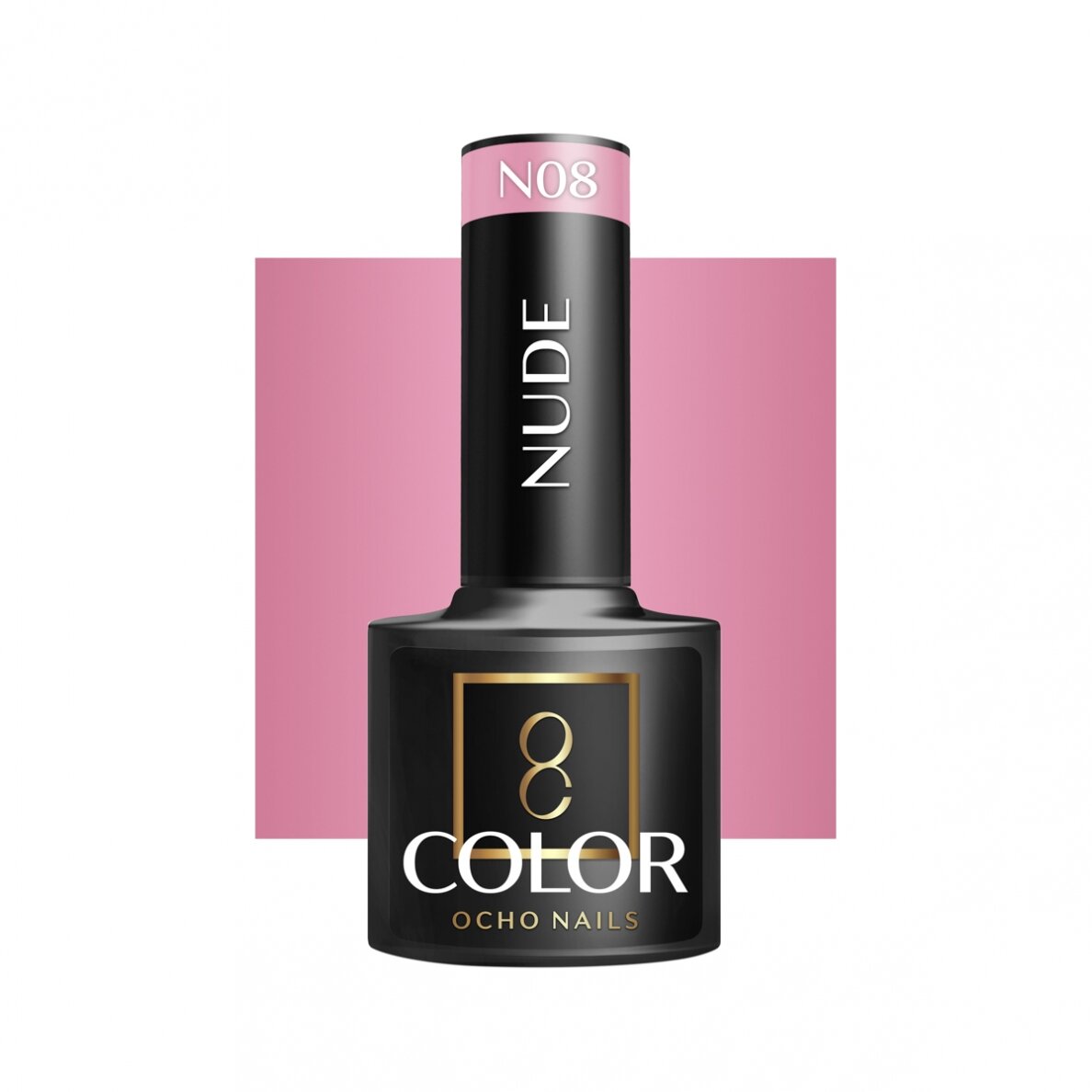 OCHO NAILS ilgalaikis hibridinis nagų lakas manikiūrui NUDE N08, 5 g. OCHO NAILS ilgalaikis hibridinis nagų lakas manikiūrui NUDE N08, 5 g.