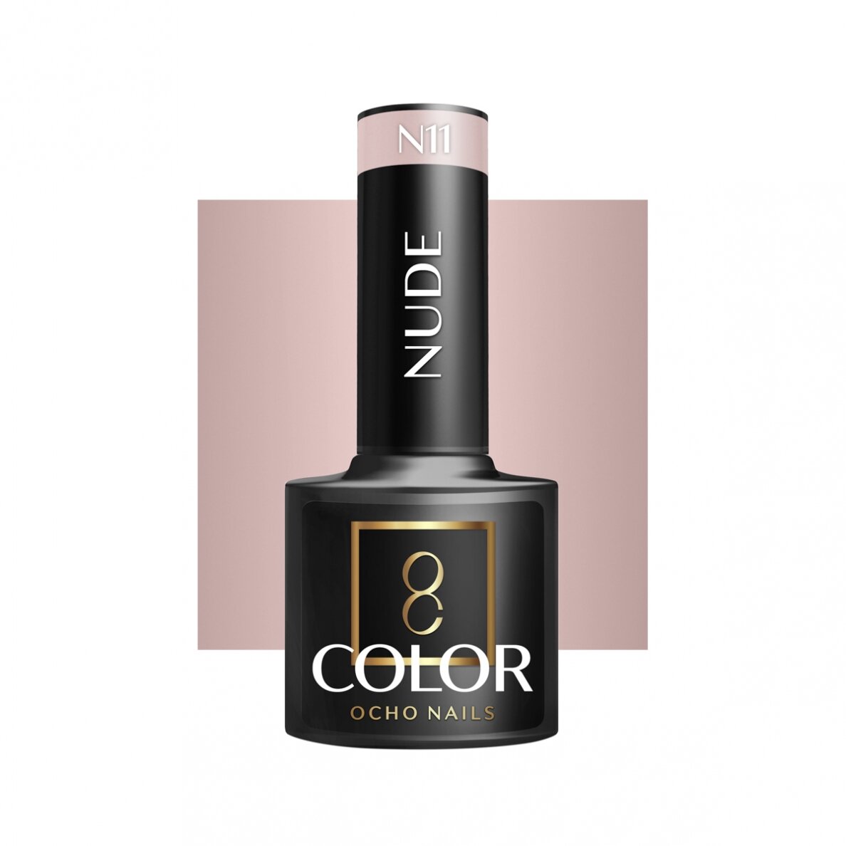 OCHO NAILS ilgalaikis hibridinis nagų lakas manikiūrui NUDE N11, 5 g. OCHO NAILS ilgalaikis hibridinis nagų lakas manikiūrui NUDE N11, 5 g.