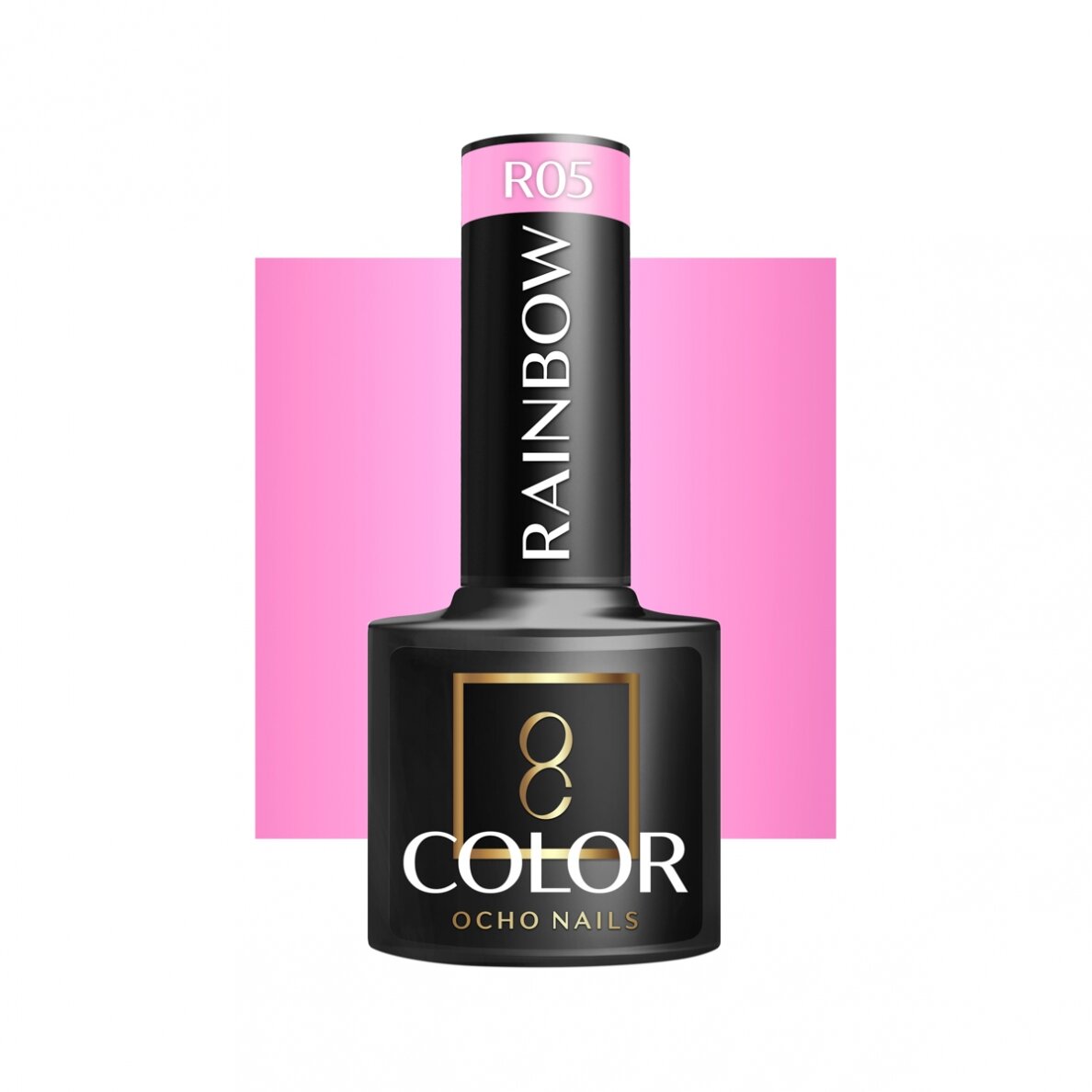 OCHO NAILS ilgalaikis hibridinis nagų lakas manikiūrui RAINBOW R05, 5 g. OCHO NAILS ilgalaikis hibridinis nagų lakas manikiūrui RAINBOW R05, 5 g.