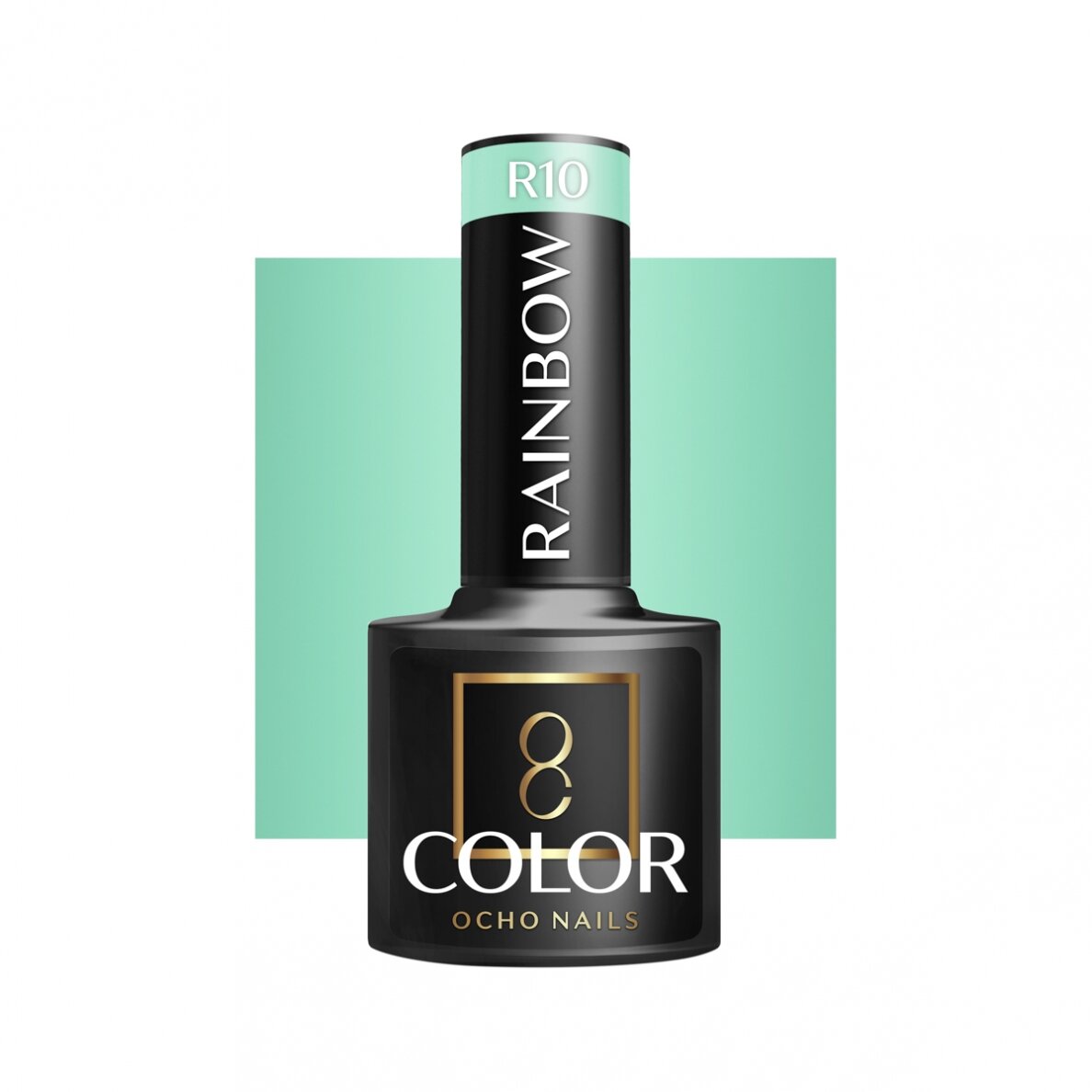 OCHO NAILS ilgalaikis hibridinis nagų lakas manikiūrui RAINBOW R10, 5 g. OCHO NAILS ilgalaikis hibridinis nagų lakas manikiūrui RAINBOW R10, 5 g.