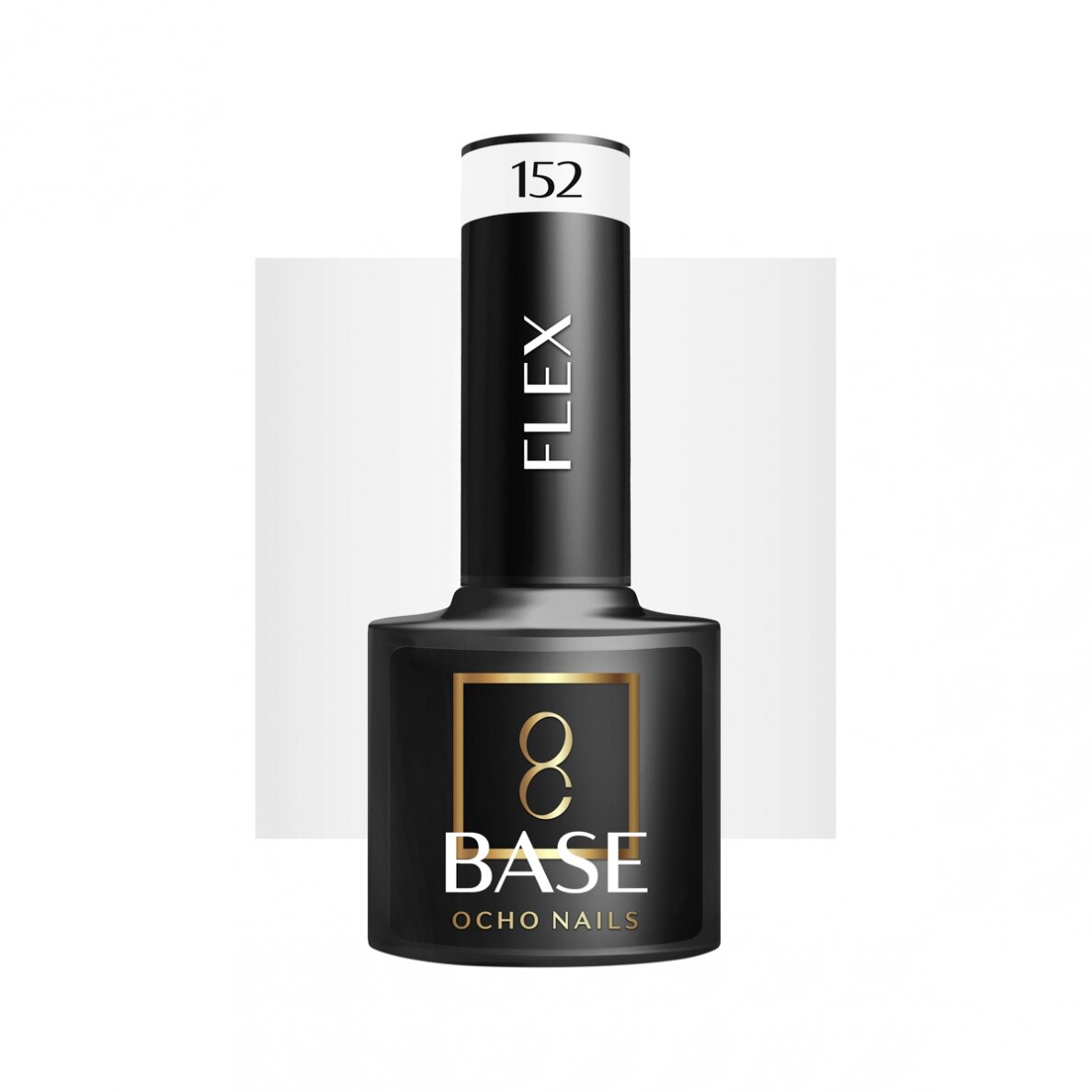OCHO NAILS ilgalaikė hibridinė gelinio lakavimo bazė FLEX 152, 5 g. OCHO NAILS ilgalaikė hibridinė gelinio lakavimo bazė FLEX 152, 5 g.