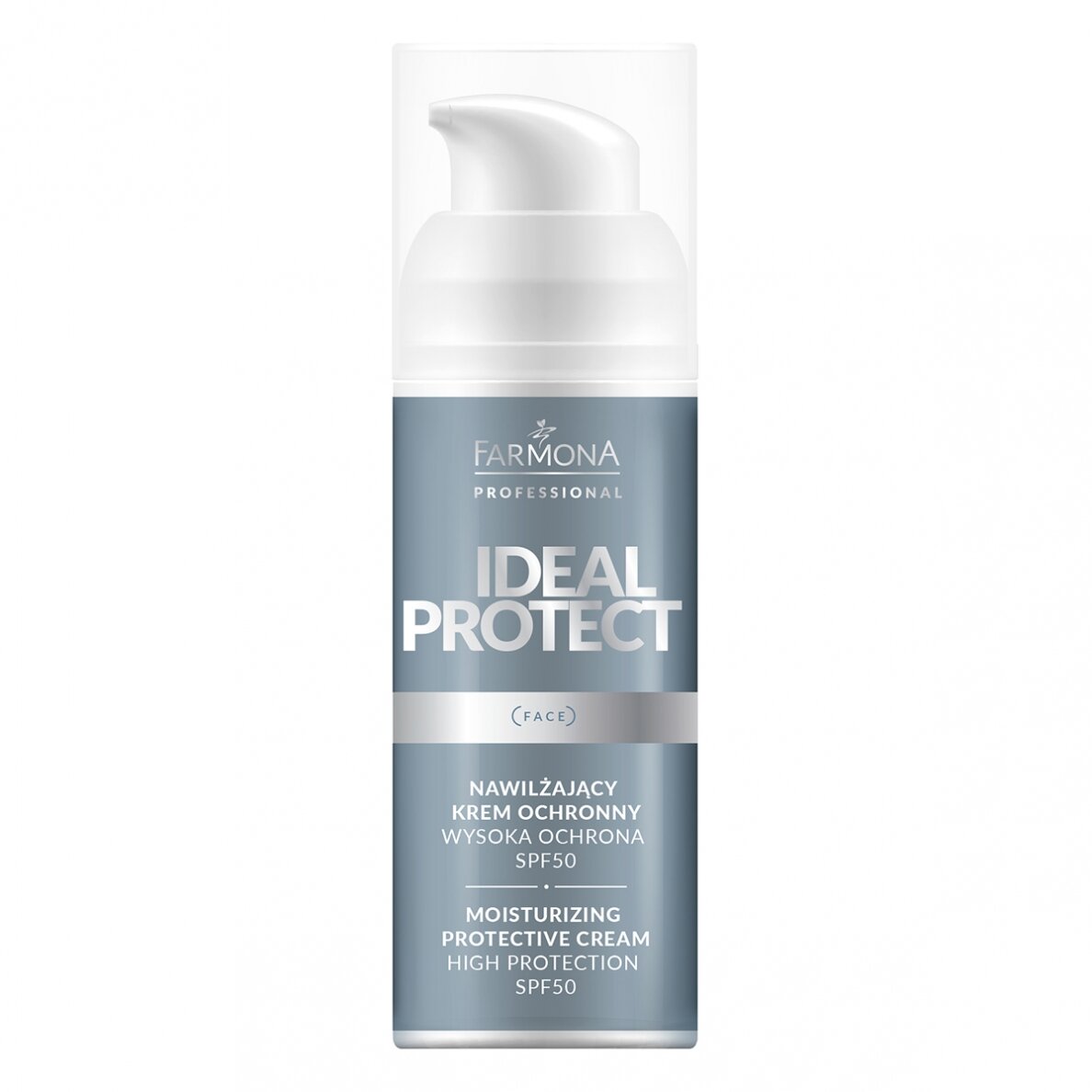 FARMONA IDEAL PROTECT drėkinantis veido kremas su SPF50, 50 ml.