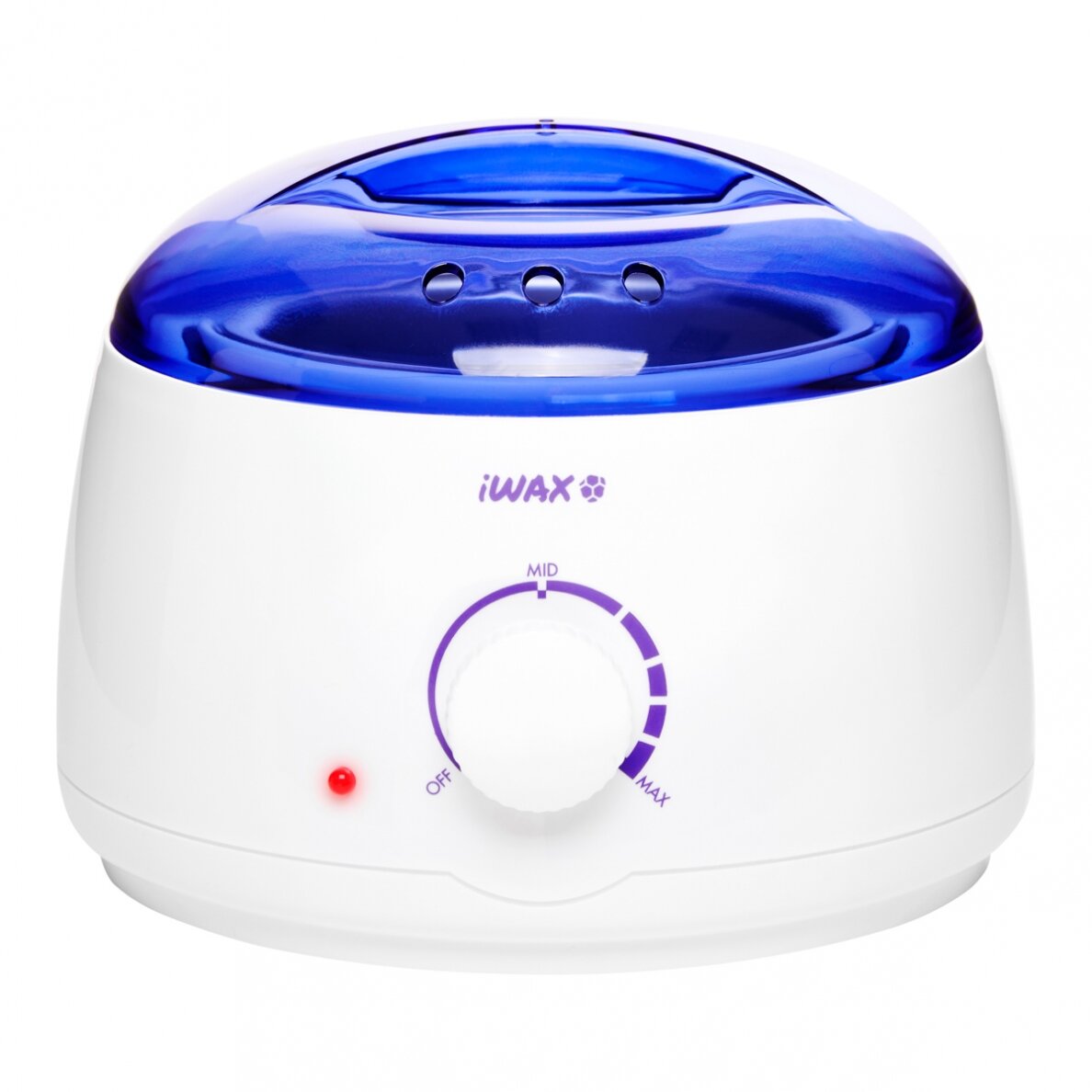 Profesionalus vaško šildytuvas skardinėms ir granulėms IWAX 100 400ML 100W, baltos spalvos