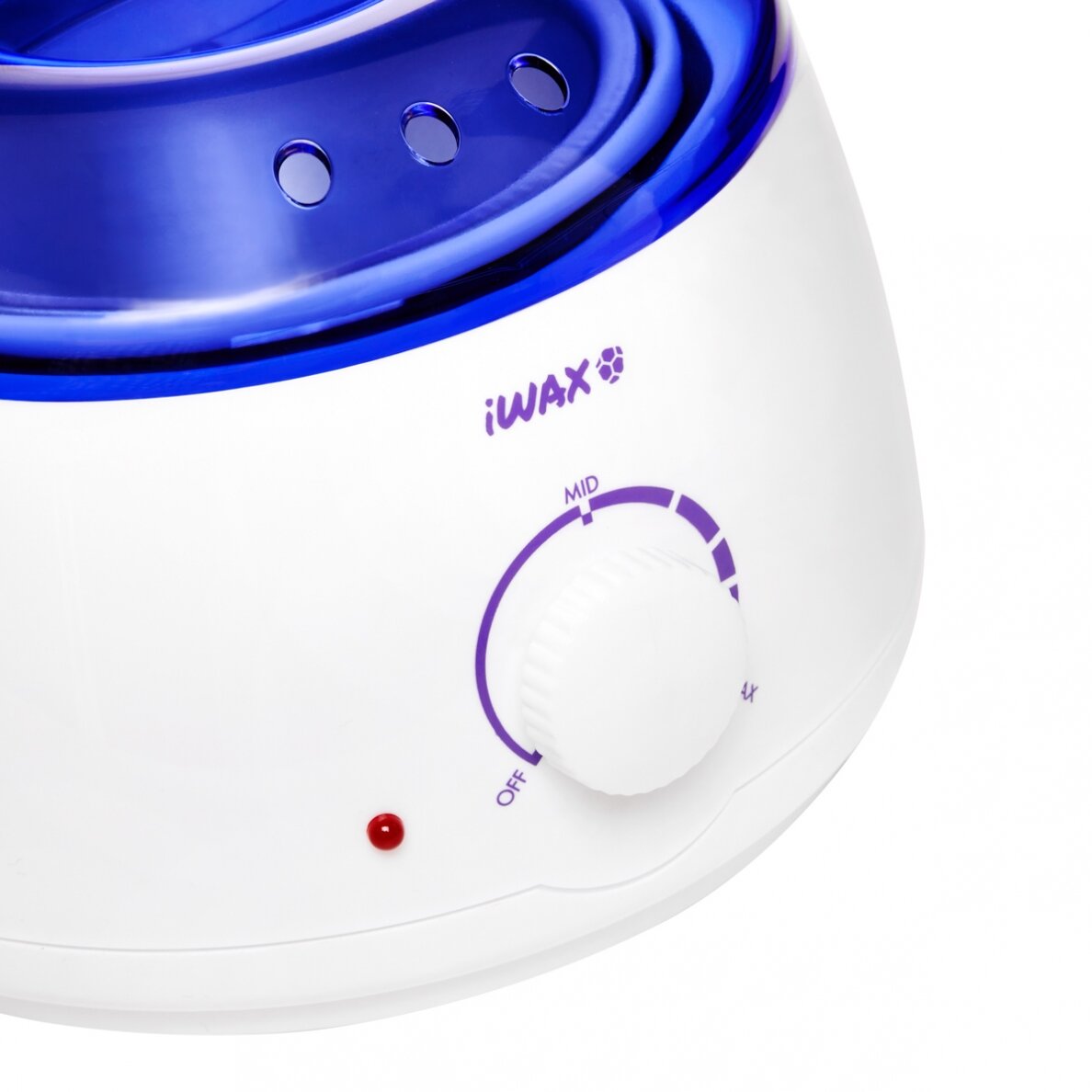 Profesionalus vaško šildytuvas skardinėms ir granulėms IWAX 100 400ML 100W, baltos spalvos 4 Profesionalus vaško šildytuvas skardinėms ir granulėms IWAX 100 400ML 100W, baltos spalvos 4