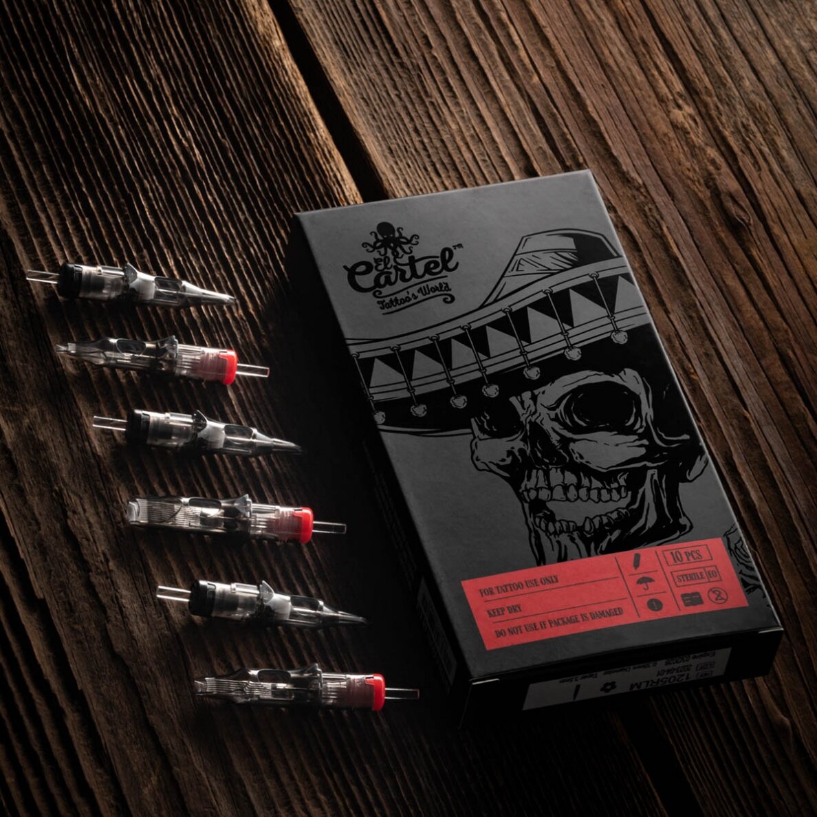 EL CARTEL kartridžas tatuiruotėms bei permanentiniam makiažui V2 0.35/3RL Medium Taper, 10vnt. 4 EL CARTEL kartridžas tatuiruotėms bei permanentiniam makiažui V2 0.35/3RL Medium Taper, 10vnt. 4