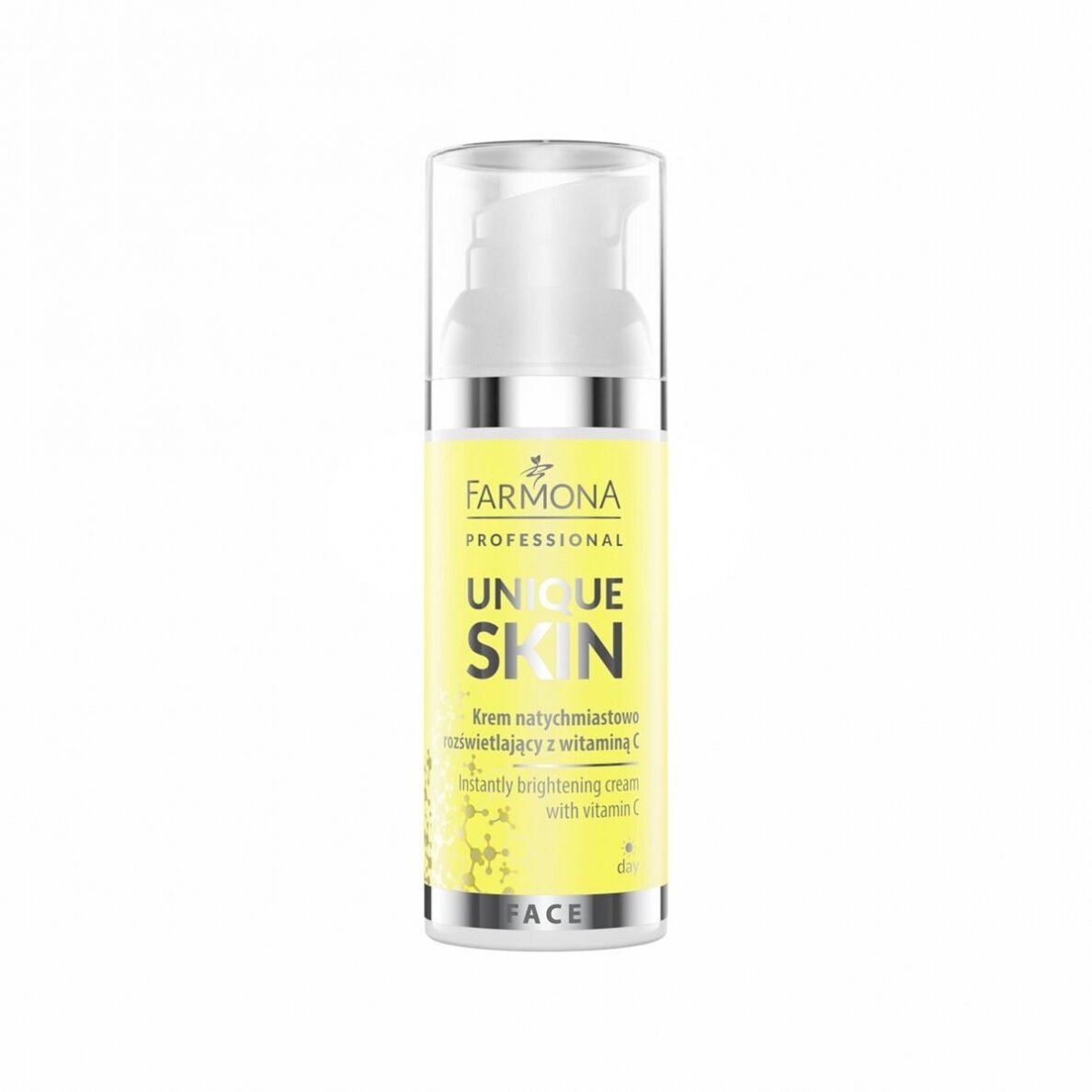 FARMONA UNIQUE SKIN šviesinamasis veido odos kremas su vitaminu C, 50 ml