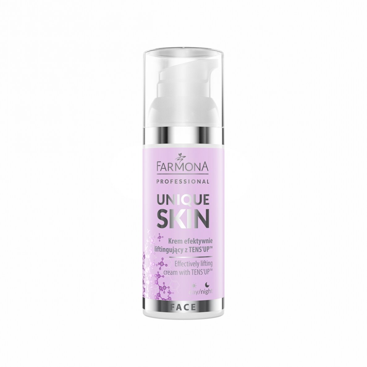 FARMONA UNIQUE SKIN efektyviai liftinguojantis veido kremas TENS'UP, 50 ml. FARMONA UNIQUE SKIN efektyviai liftinguojantis veido kremas TENS'UP, 50 ml.