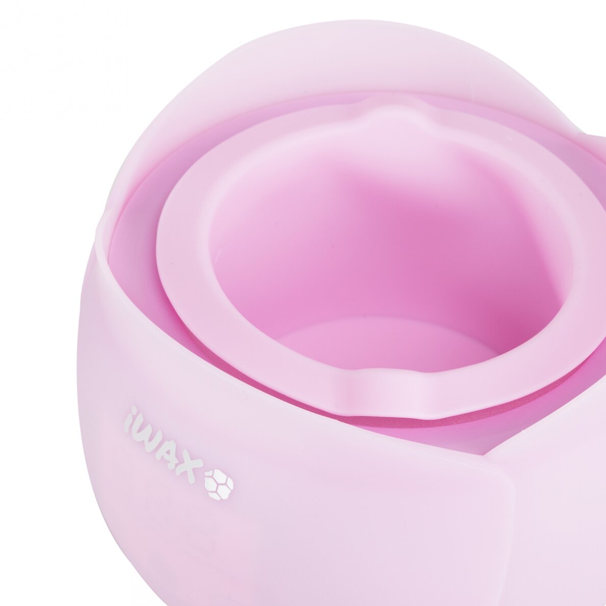 Profesionalus vaško šildytuvas IWAX FLOWER 450 ml, rožinės spalvos 4