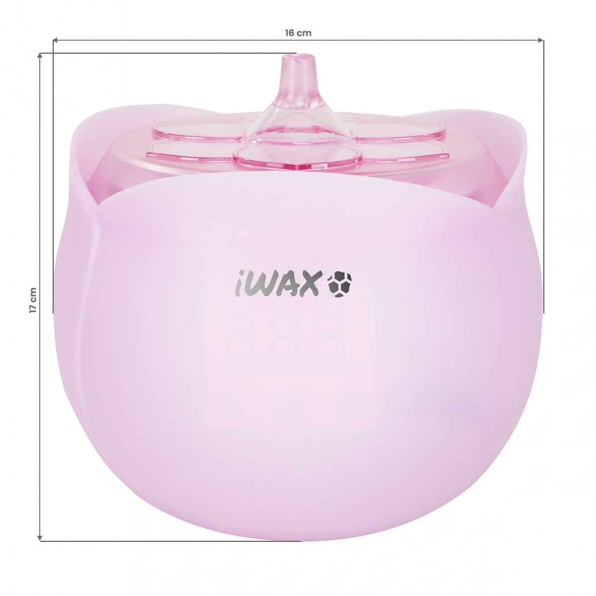 Profesionalus vaško šildytuvas IWAX FLOWER 450 ml, rožinės spalvos 6 Profesionalus vaško šildytuvas IWAX FLOWER 450 ml, rožinės spalvos 6