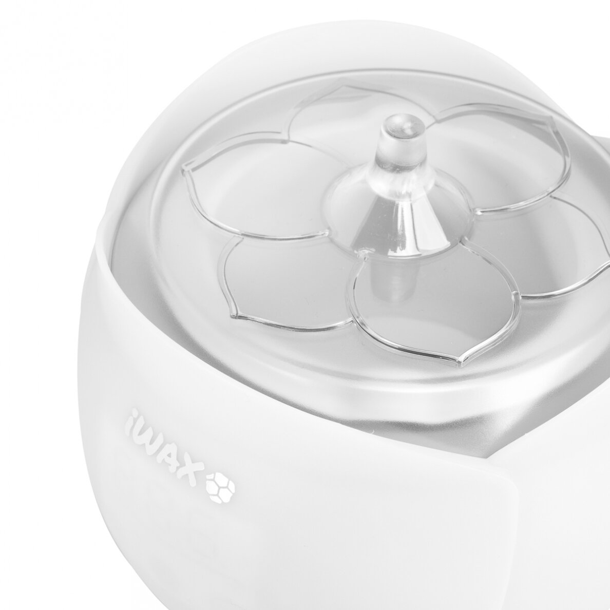 Profesionalus vaško šildytuvas IWAX FLOWER 450 ml, baltos spalvos 3 Profesionalus vaško šildytuvas IWAX FLOWER 450 ml, baltos spalvos 3