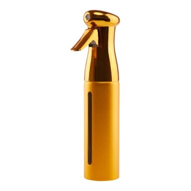 Vandens purškiklis kirpykloms PRO, auksinės spalvos, 300 ml Vandens purškiklis kirpykloms PRO, auksinės spalvos, 300 ml