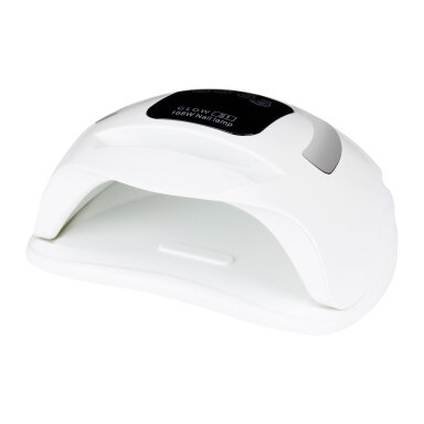 Profesionali UV/LED nagų lempa manikiūrui GLOW S1 DUAL 168W, sidabrinės spalvos