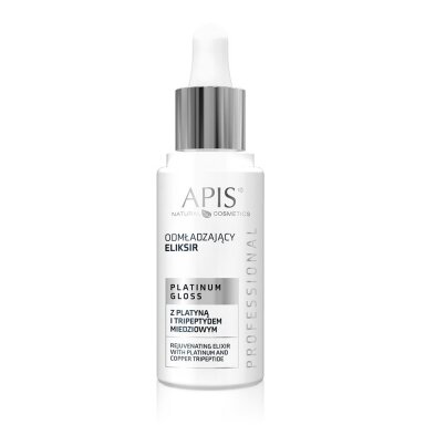 APIS jauninantis serumas su platina ir vario tripeptidu, 30 ml.