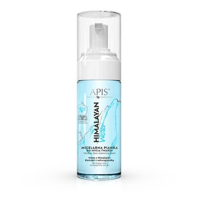 APIS HIMALAYAN WATER micelinės veido prausimosi putos, 150 ml APIS HIMALAYAN WATER micelinės veido prausimosi putos, 150 ml