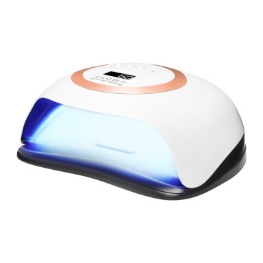 Profesionali UV/LED nagų lempa manikiūrui GLOW V1 DUAL 168W, baltos spalvos Profesionali UV/LED nagų lempa manikiūrui GLOW V1 DUAL 168W, baltos spalvos