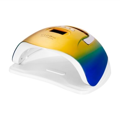 Profesionali UV/LED nagų lempa manikiūrui GLOW F2 ZN 220W, auksinės/mėlynos spalvos Profesionali UV/LED nagų lempa manikiūrui GLOW F2 ZN 220W, auksinės/mėlynos spalvos