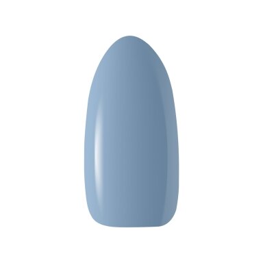 OCHO NAILS ilgalaikis hibridinis nagų lakas manikiūrui BLUE 504, 5 g.