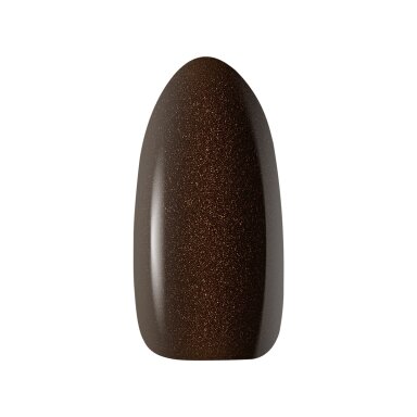 OCHO NAILS ilgalaikis hibridinis nagų lakas manikiūrui BROWN 808, 5 g.