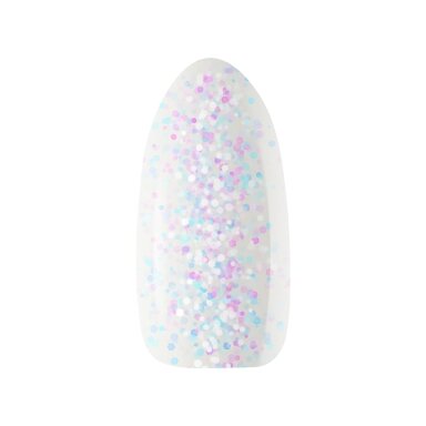 OCHO NAILS ilgalaikis hibridinis nagų lakas manikiūrui GLITTER G01, 5 g.