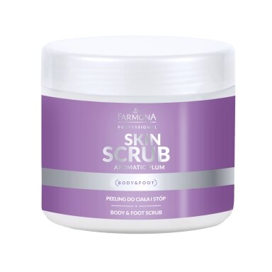 FARMONA AROMATIC PLUM kūno ir pėdų šveitiklis slyvų kvapo, 500 g FARMONA AROMATIC PLUM kūno ir pėdų šveitiklis slyvų kvapo, 500 g