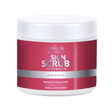 FARMONA PEONY ESSENCE kūno ir pėdų šveitiklis, bijūnų kvapo, 500 g FARMONA PEONY ESSENCE kūno ir pėdų šveitiklis, bijūnų kvapo, 500 g