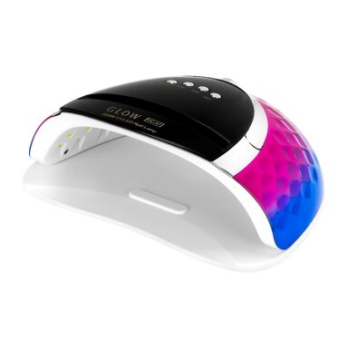 GLOW profesionali UV/LEDnagų lempa manikiūro bei pedikiūro darbams YC57 RN blue pink 268W GLOW profesionali UV/LEDnagų lempa manikiūro bei pedikiūro darbams YC57 RN blue pink 268W