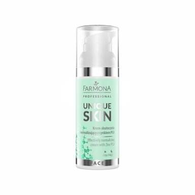 FARMONA UNIQUE SKIN  veido kremas mišriai odai su cinku PCA, 50 ml.