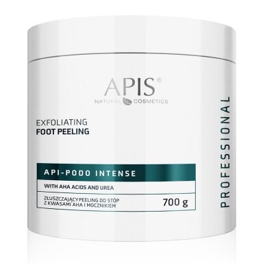 APIS PODO INTENSE intensyvus poveikio pėdų šveitiklis su AHA rūgštimis, šlapalu ir migdolų aliejumi, 700 g. APIS PODO INTENSE intensyvus poveikio pėdų šveitiklis su AHA rūgštimis, šlapalu ir migdolų aliejumi, 700 g.