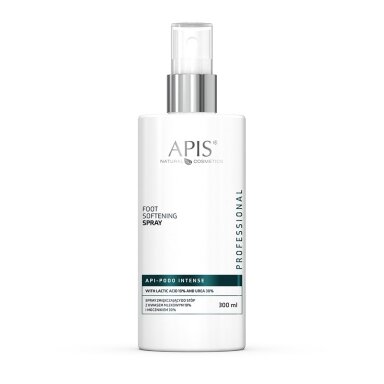 APIS PODO INTENSE pėdas minkštinantis purškalas su  AHA, BHA rūgštimis ir 25% šlapalo, 300 ml