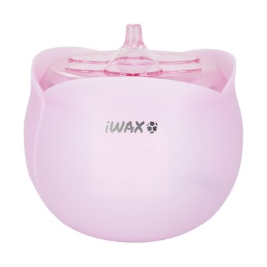 Profesionalus vaško šildytuvas IWAX FLOWER 450 ml, rožinės spalvos Profesionalus vaško šildytuvas IWAX FLOWER 450 ml, rožinės spalvos