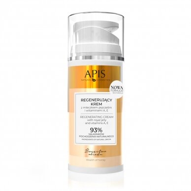 APIS maitinantis ir atkuriamasis kremas su bičių pieneliu, vitaminais A ir E, 100 ml APIS maitinantis ir atkuriamasis kremas su bičių pieneliu, vitaminais A ir E, 100 ml