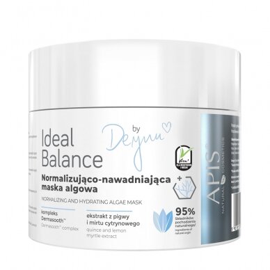 APIS IDEAL BALANCE By Deynn normalizuojanti ir odą drėkinamoji alginatinė dumblių kaukė veido odai, 100 g. APIS IDEAL BALANCE By Deynn normalizuojanti ir odą drėkinamoji alginatinė dumblių kaukė veido odai, 100 g.