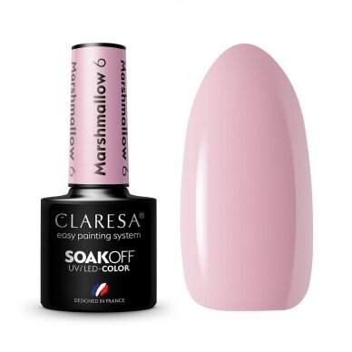 CLARESA hibridinis lakas MARSHMALLOW 6 5g CLARESA hibridinis lakas MARSHMALLOW 6 5g