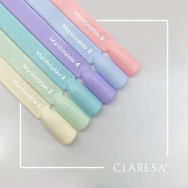 CLARESA hibridinis lakas MARSHMALLOW 6 5g 1 CLARESA hibridinis lakas MARSHMALLOW 6 5g 1