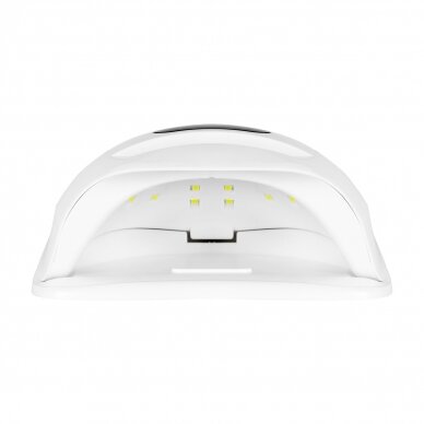 Profesionali UV/LED nagų lempa manikiūrui GLOW S1 DUAL 168W, sidabrinės spalvos 3