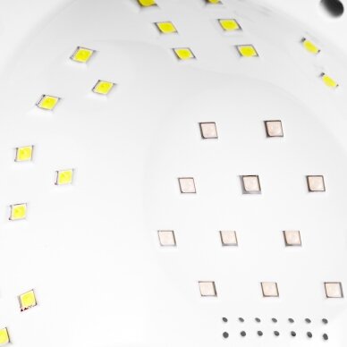 Profesionali UV/LED nagų lempa manikiūrui GLOW S1 DUAL 168W, auksinės spalvos 7 Profesionali UV/LED nagų lempa manikiūrui GLOW S1 DUAL 168W, auksinės spalvos 7