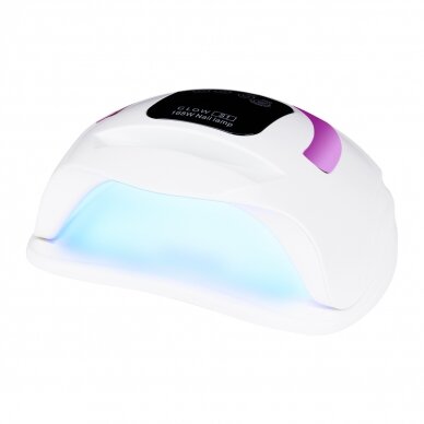 Profesionali UV/LED nagų lempa manikiūrui Dual Led Glow S1, 168W, baltos spalvos Profesionali UV/LED nagų lempa manikiūrui Dual Led Glow S1, 168W, baltos spalvos