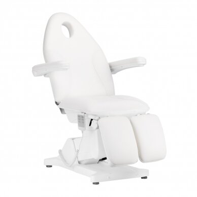 Profesionalus elektrinis pedikiūro gultas-lova SILLON BASIC PEDI, 3 variklių, baltos spalvos 2 Profesionalus elektrinis pedikiūro gultas-lova SILLON BASIC PEDI, 3 variklių, baltos spalvos 2