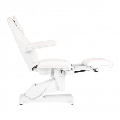 Profesionalus elektrinis pedikiūro gultas-lova SILLON BASIC PEDI, 3 variklių, baltos spalvos 4 Profesionalus elektrinis pedikiūro gultas-lova SILLON BASIC PEDI, 3 variklių, baltos spalvos 4