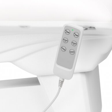 Profesionalus elektrinis pedikiūro gultas-lova SILLON BASIC PEDI, 3 variklių, baltos spalvos 10 Profesionalus elektrinis pedikiūro gultas-lova SILLON BASIC PEDI, 3 variklių, baltos spalvos 10