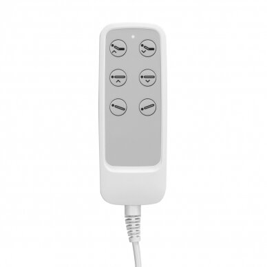 Profesionalus elektrinis pedikiūro gultas-lova SILLON BASIC PEDI, 3 variklių, baltos spalvos 16 Profesionalus elektrinis pedikiūro gultas-lova SILLON BASIC PEDI, 3 variklių, baltos spalvos 16
