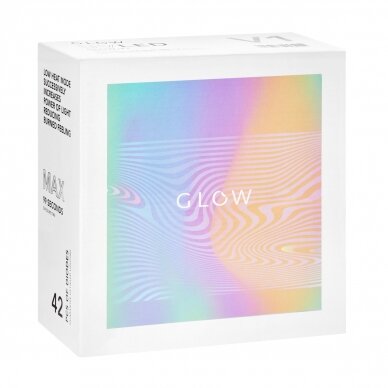Profesionali UV/LED nagų lempa manikiūrui GLOW V1 168W, baltos spalvos 9 Profesionali UV/LED nagų lempa manikiūrui GLOW V1 168W, baltos spalvos 9