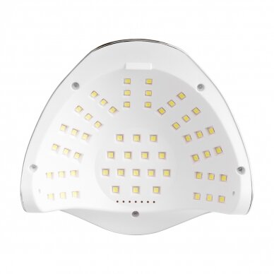 Profesionali UV/LED nagų lempa manikiūrui GLOW F2 SP 220W, sidabrinės spalvos 6 Profesionali UV/LED nagų lempa manikiūrui GLOW F2 SP 220W, sidabrinės spalvos 6