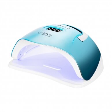 Profesionali UV/LED nagų lempa manikiūrui GLOW F2 BP 220W, turkio spalvos Profesionali UV/LED nagų lempa manikiūrui GLOW F2 BP 220W, turkio spalvos