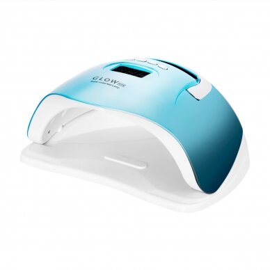 Profesionali UV/LED nagų lempa manikiūrui GLOW F2 BP 220W, turkio spalvos 1 Profesionali UV/LED nagų lempa manikiūrui GLOW F2 BP 220W, turkio spalvos 1