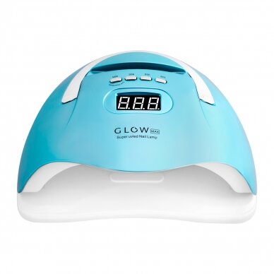 Profesionali UV/LED nagų lempa manikiūrui GLOW F2 BP 220W, turkio spalvos 2 Profesionali UV/LED nagų lempa manikiūrui GLOW F2 BP 220W, turkio spalvos 2