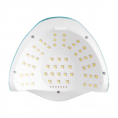 Profesionali UV/LED nagų lempa manikiūrui GLOW F2 BP 220W, turkio spalvos 6 Profesionali UV/LED nagų lempa manikiūrui GLOW F2 BP 220W, turkio spalvos 6